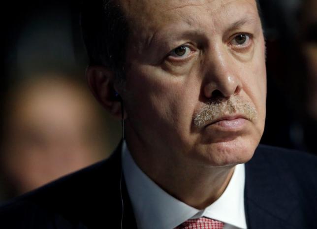 Turkish President Tayyip Erdogan attends the opening session of the World Climate Change Conference 2015 (COP21) at Le Bourget, near Paris, France, November 30, 2015.    REUTERS/Christian Hartmann