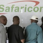 Kenyans line up outside a Safaricom building in a file  photo.  REUTERS/Antony Njuguna