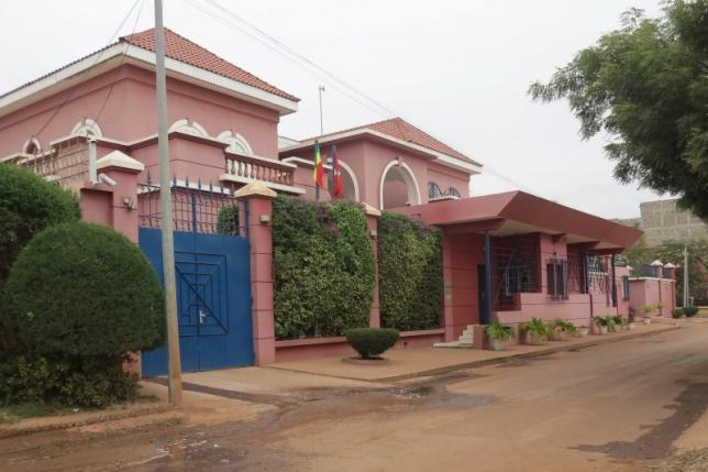 The Swiss embassy is seen in Bamako, Mali, January 8, 2016. REUTERS/Adama Diarra