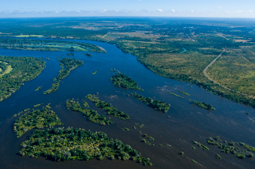 Africa, Zimbabwe, North Matabeleland province, Victoria Falls National Park, the Zambeze river