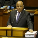 South African Finance Minister Pravin Gordhan delivers his 2016 Budget speech to parliament  in Cape Town, in this file picture taken February 24, 2016. REUTERS/Mike Hutchings/Files