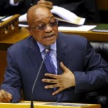 President Jacob Zuma answers questions at Parliament in Cape Town, March 17, 2016.  REUTERS/Mike Hutchings