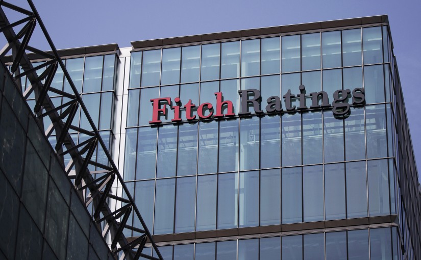The headquarters of Fitch Ratings Ltd. stands in the Canary Wharf business and shopping district in London, U.K., on Friday, July 12, 2013. Recent data suggest Britain's economic recovery is gaining momentum after a return to growth in the first quarter. Photographer: Simon Dawson/Bloomberg via Getty Images