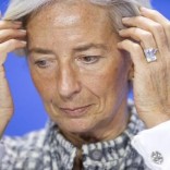 Managing Director of the International Monetary Fund (IMF) Christine Lagarde attends a news conference after a meeting of leaders of economic and financial institutions, at the Chancellery in Berlin March 11, 2015.   REUTERS/Stefanie Loos/Files