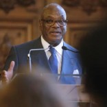 Mali's President Ibrahim Boubacar Keita delivers a speech during a conference at the Sorbonne University in Paris, France, in this October 21, 2015 file photo. REUTERS/Christian Hartmann