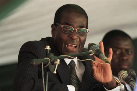 Zimbabwe President Robert Mugabe   in a file photo.  REUTERS/Philimon Bulawayo
