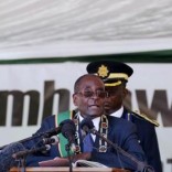 Zimbabwe's President Robert Mugabe addresses Zimbabwe's Independence Day celebrations in Harare, April 18, 2016. REUTERS/Philimon Bulawayo