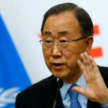U.N. Secretary General Ban Ki-moon addresses a news conference in Vienna, Austria, April 26, 2016. REUTERS/Heinz-Peter Bader