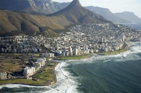 Cityscape of Cape Town  in South Africa,   file. REUTERS/Euroluftbild.de