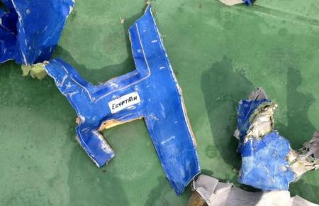 FILE PHOTO: Recovered debris of the EgyptAir jet that crashed in the Mediterranean Sea is seen in this handout image released May 21, 2016 by Egypt's military. Egyptian Military/Handout via Reuters/File photo