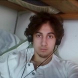 Boston bombing suspect Dzhokhar Tsarnaev is pictured in this file handout photo presented as evidence by the U.S. Attorney's Office in Boston, Massachusetts on March 23, 2015.  REUTERS/U.S. Attorney's Office in Boston/Handout via Reuters
