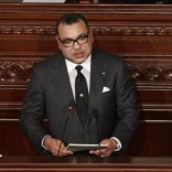 Morocco's King Mohammed VI delivers a speech at the Constituent Assembly in Tunis May 31, 2014. REUTERS/Zoubeir Souissi