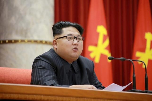 FILE PHOTO - North Korean leader Kim Jong Un attends the 3rd Meeting of Activists in Fisheries under the Korean People's Army (KPA) in this undated photo released by North Korea's Korean Central News Agency (KCNA) in Pyongyang December 29, 2015. KCNA/ via REUTERS/ File Photo