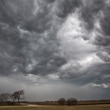 1-29-13-Storm Over Farm - Decatur, Texas