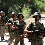 Turkish soldiers search for missing military personnel suspected of being involved in the coup attempt in Marmaris, Turkey, July 18, 2016. REUTERS/Kenan Gurbuz