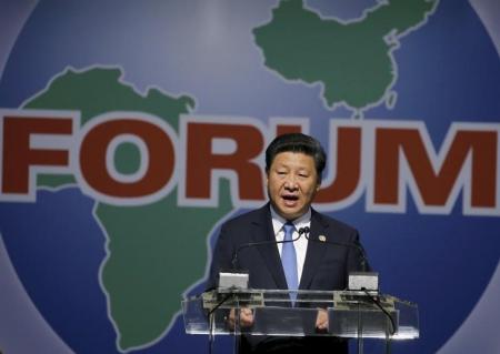 China's President Xi Jinping speaks during a Forum on China-Africa Cooperation in Sandton, Johannesburg, December 4, 2015. REUTERS/Siphiwe Sibeko