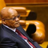 President Jacob Zuma looks in Parliament, Cape Town, South Africa May 17, 2016.  REUTERS/Mike Hutchings/File Photo