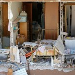 The interior of an house is seen in Amatrice, following an earthquake, central Italy, August 25, 2016. REUTERS/Stefano Rellandini