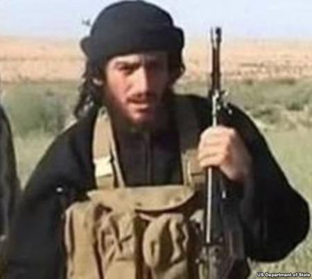 IS spokesman and head of external operations Abu Muhammad al-Adnani is pictured in this undated handout photo, courtesy the U.S. Department of State. The United States carried out an air strike in Syria's town of al-Bab targeting a senior Islamic State official, a U.S. defense official told Reuters on August 30, 2016.  U.S. Department of State/REUTERS