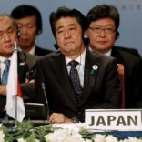 Japan's Prime Minister Shinzo Abe attends the Sixth Tokyo International Conference on African Development (TICAD VI) in Kenya's capital Nairobi, August 27, 2016. REUTERS/Thomas Mukoya