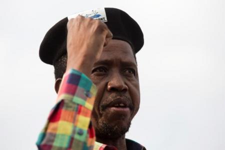 Zambia's President  Edgar Lungu speaks at a rally in the capital Lusaka, Zambia January 19, 2015. REUTERS/Rogan Ward/File Photo - RTX2E6PG