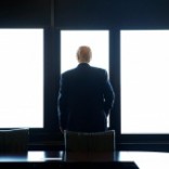 Republican U.S. presidential nominee Donald Trump looks out at Lake Michigan during a visit to the Milwaukee County War Memorial Center in Milwaukee, Wisconsin August 16, 2016. REUTERS/Eric Thayer