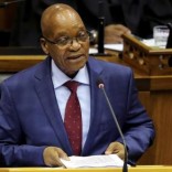 South African President Jacob Zuma delivers his State of the Nation address at Parliament in Cape Town, June 17, 2014.   REUTERS/Sumaya Hisham/Pool
