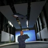 French artist Philippe Parreno poses with his installation "Anywhere", in the Turbine Hall at Tate Modern in central London, Britain October 3, 2016.  REUTERS/Stefan Wermuth