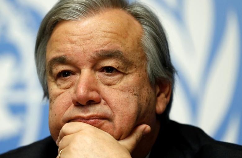 Antonio Guterres, High Commissioner for Refugees, pauses during a news conference for the launch of the Global Humanitarian Appeal 2016 at the United Nations European headquarters in Geneva, Switzerland December 7, 2015. REUTERS/Denis Balibouse/File photo TPX IMAGES OF THE DAY