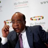 Sudanese-born telecommunications entrepreneur Mo Ibrahim addresses participants  the  Ibrahim Index of African Governance in Addis Ababa, file.    REUTERS/Irada Humbatova
