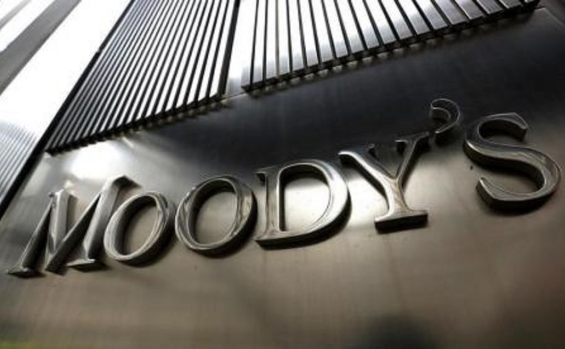 A Moody's sign is displayed on 7 World Trade Center, the company's corporate headquarters in New York, February 6, 2013. REUTERS/Brendan McDermid