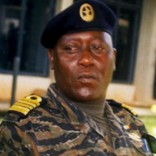 Jose Americo Bubo Na Tchuto, a former navy chief of Guinea-Bissau, is seen at a ceremony honouring army parachutists in Bissau July 20, 2010.     REUTERS/Fulgencio Mendes Borges