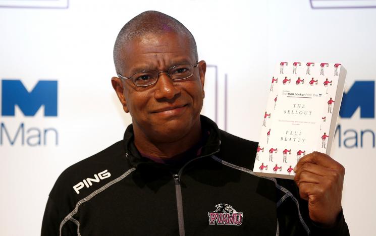 Author Paul Beatty poses for photographs during a photo-call in London for the six Man Booker shortlisted fiction authors, on the eve of the prize giving in London, Britain October 24, 2016.  REUTERS/Peter Nicholls