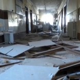 A still image taken from a video posted on social media said to be shot on November 14, 2016, shows the damage inside a hospital, said to be in the rebel-held town of Atareb in the countryside west of Aleppo, Syria.Social Media