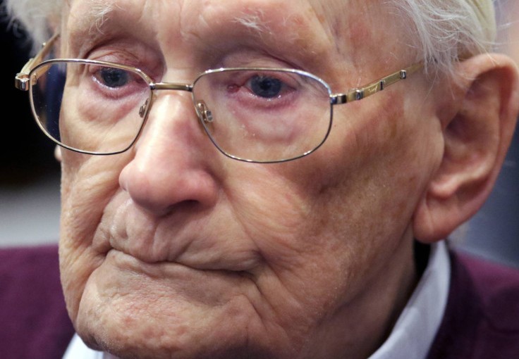 In this July 15, 2015 file photo SS sergeant Oskar Groening listens to the verdict of his trial at a court in Lueneburg, northern Germany.  Picture: Axel Heimken/Pool Photo via AP