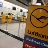 An empty check-in desk is seen during a pilots strike of German airline Lufthansa at Tegel airport in Berlin, Germany, November 23, 2016. REUTERS/Fabrizio Bensch