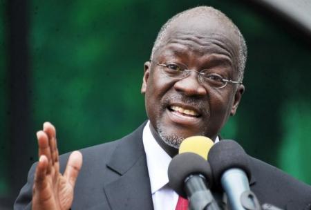 Tanzania's president John Pombe Magufuli in Dar es Salaam, October 30, 2015.  REUTERS/Sadi Said