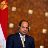Egypt's President Abdel Fattah al-Sisi attends a news conference with Greek Prime Minister Alexis Tsipras and the Cyprus' President Nicos Anastasiades (unseen) at the El-Thadiya presidential palace in Cairo, Egypt, October 11, 2016. REUTERS/Amr Abdallah Dalsh