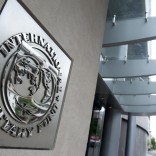 The logo of the International Monetary Fund (IMF) at the organization's headquarters in Washington, DC, May 16, 2011. The organization's director, Dominique Strauss-Kahn, faced arraignment in New York earlier Monday on allegations of sexual assault. AFP PHOTO / Saul LOEB (Photo credit should read SAUL LOEB/AFP/Getty Images)