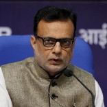 India's Financial Services Secretary Hasmukh Adhia answers a question during a news conference in New Delhi, India, August 14, 2015. REUTERS/Adnan Abidi/File Photo