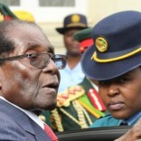 President Robert Mugabe leaves after delivering his State Of the Nation address at Parliament in Harare, Zimbabwe, December 6, 2016.   REUTERS/Philimon Bulawayo