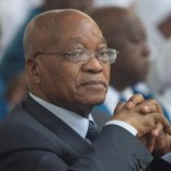 South Africa's President Jacob Zuma before speaking to members of the Twelve Apostles' Church in Christ at the Moses Mabhida Stadium in Durban, South Africa, December 4, 2016. REUTERS/Rogan Ward