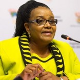 (In the picture: Minister Edna Molewa addressing members of the media)
The Minister of Environmental Affairs, Edna Molewa and the National Air Quality Officer, Dr Thuli Mdluli briefing the media on Eskom's applications for postponement of compliance timeframes for the minimum emission standards of national environmental management at media centre in Cape Towmn. 24/02/2015. Ntswe Mokoena