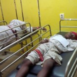 Members of a Benin cult who participated in a prayer ritual that killed five people receive care at a hospital in Porto Novo, Benin January 29, 2017.    Allegresse Sasse/Handout via REUTERS