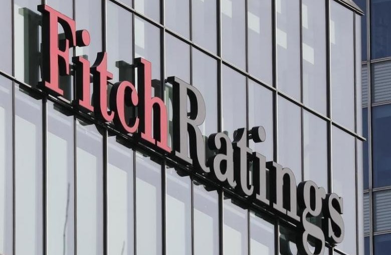 The Fitch Ratings logo is seen at their offices at Canary Wharf financial district in London,Britain, March 3, 2016.  REUTERS/Reinhard Krause