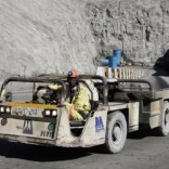 A worker drives a vehicle at Zimplats' Ngwarati Mine in Mhondoro-Ngezi May 30, 2014.    REUTERS/Philimon Bulawayo