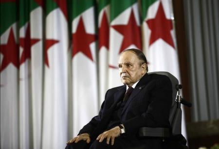President Abdelaziz Bouteflika looks on during a swearing-in ceremony in Algiers April 28, 2014.  REUTERS/Ramzi Boudina