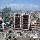 FILE PHOTO: The skyline of Tanzania's port city of Dar es Salaam, July 12, 2013. REUTERS/Andrew Emmanuel/File Photo