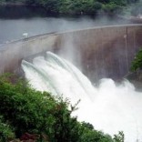 The Kariba Dam wall on the Zambezi river is seen with three flood gates open, in Karibe, Zimbabwe,  file. REUTERS/Stringer/File Photo