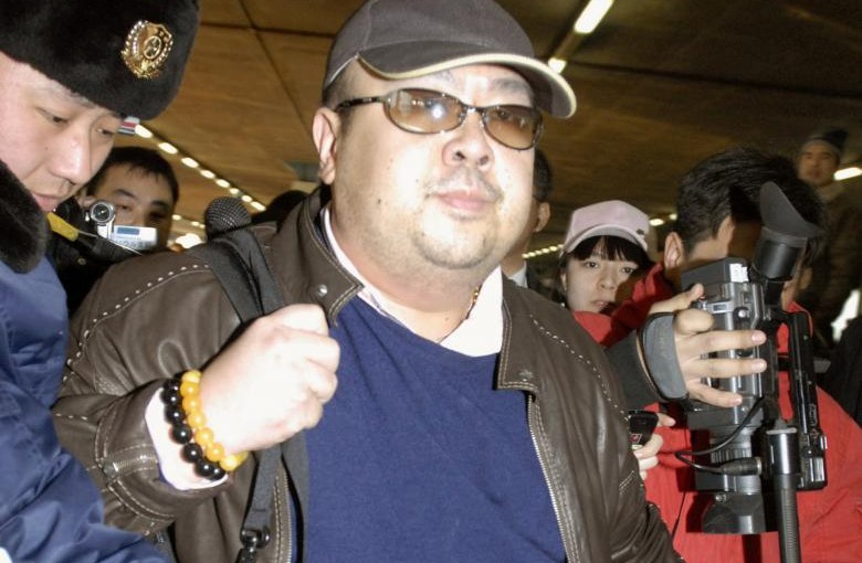 Kim Jong Nam arrives at Beijing airport in Beijing, China, in this photo taken by Kyodo February 11, 2007. Mandatory credit Kyodo/via REUTERS